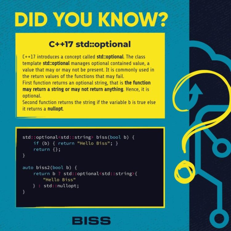 C++17 std::optional