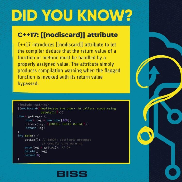 C++17: [[nodiscard]] attribute