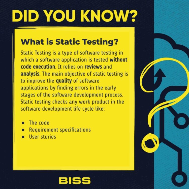 What is Static Testing?