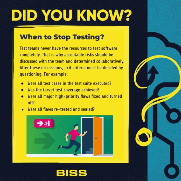 When to Stop Testing?