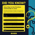 Linux Easy Way to Use Previous Commands